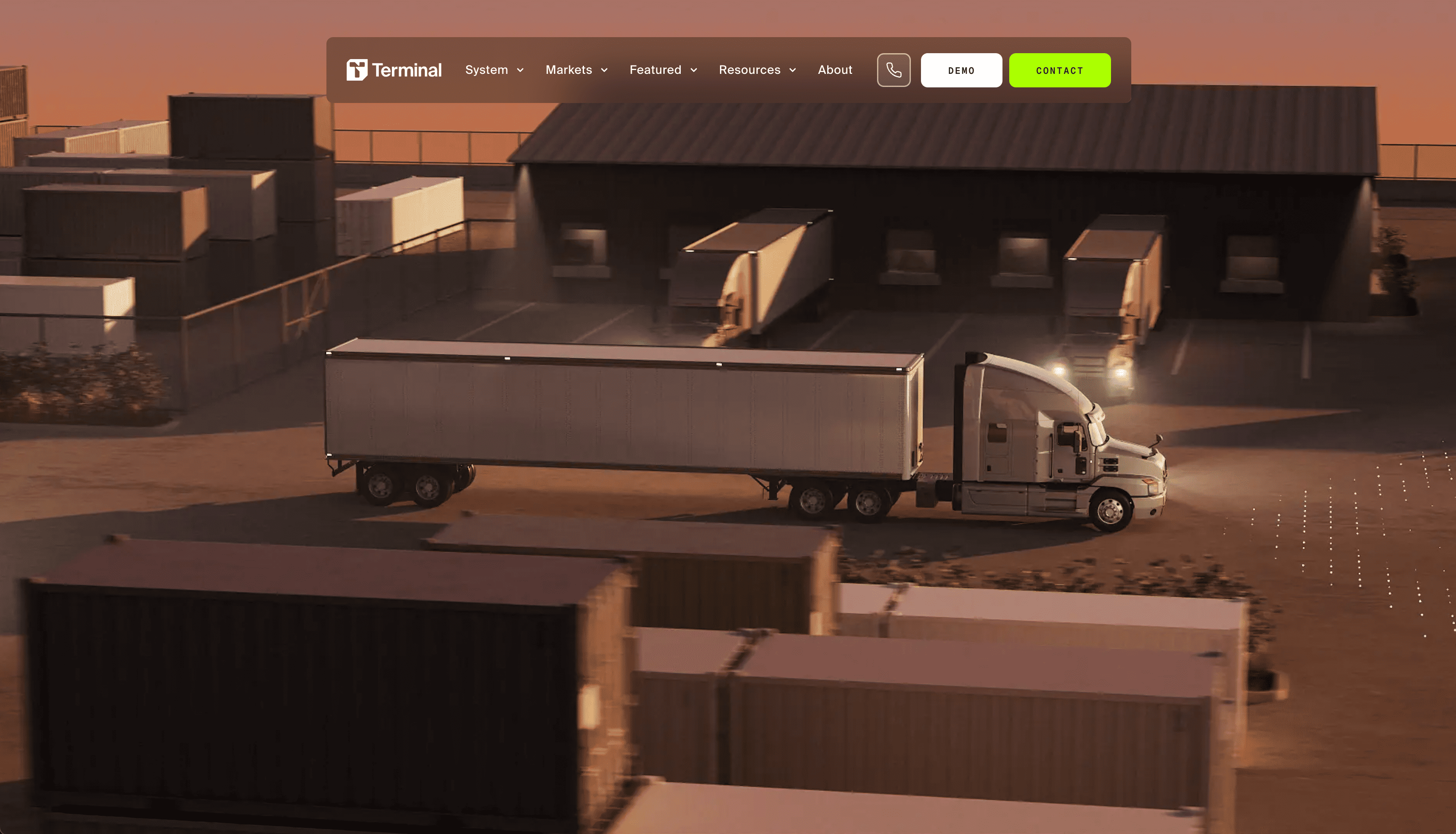 Screenshot of the Terminal Industries website